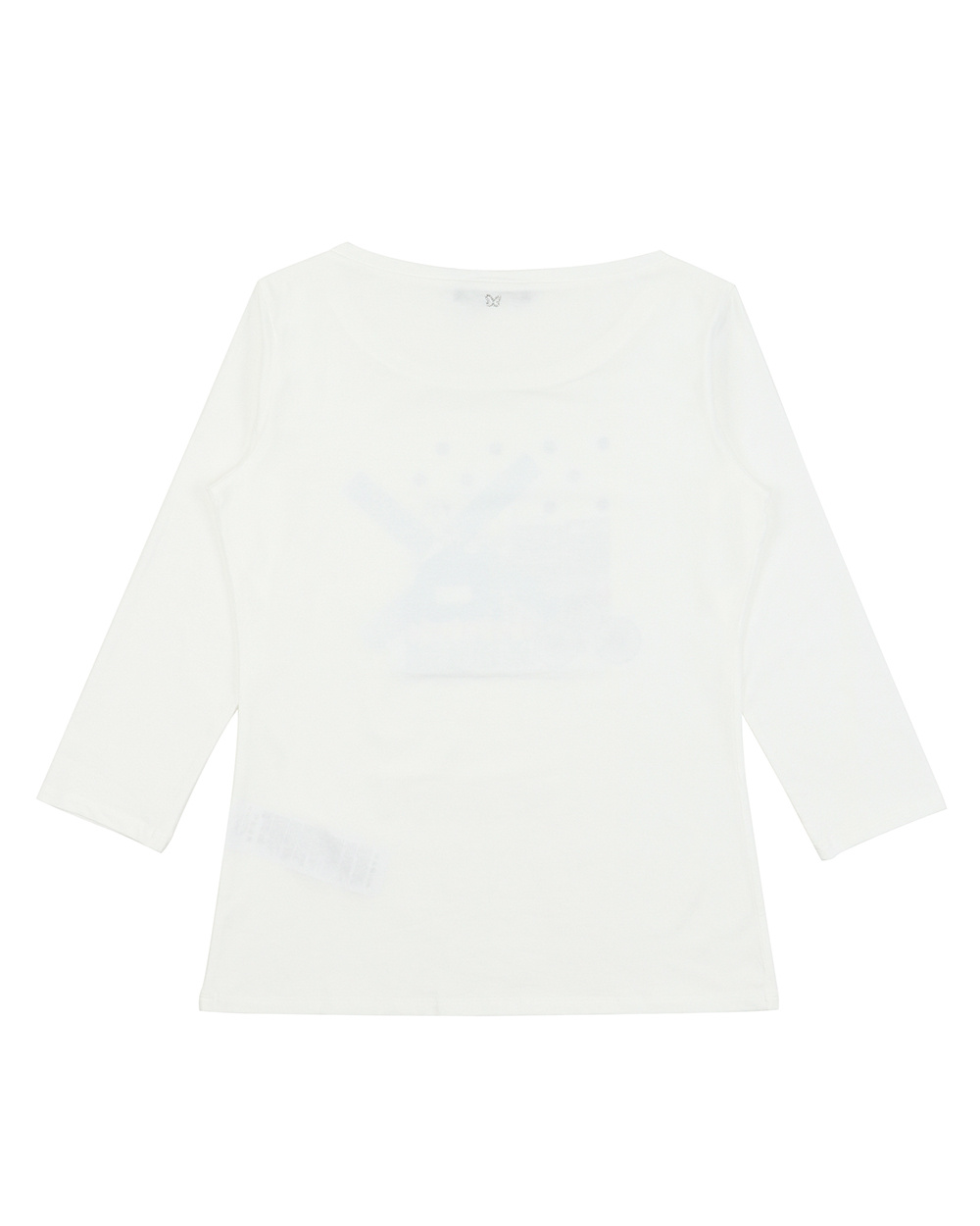 Weekend Max Mara T-shirt With Round Neck And Long Sleeves In White