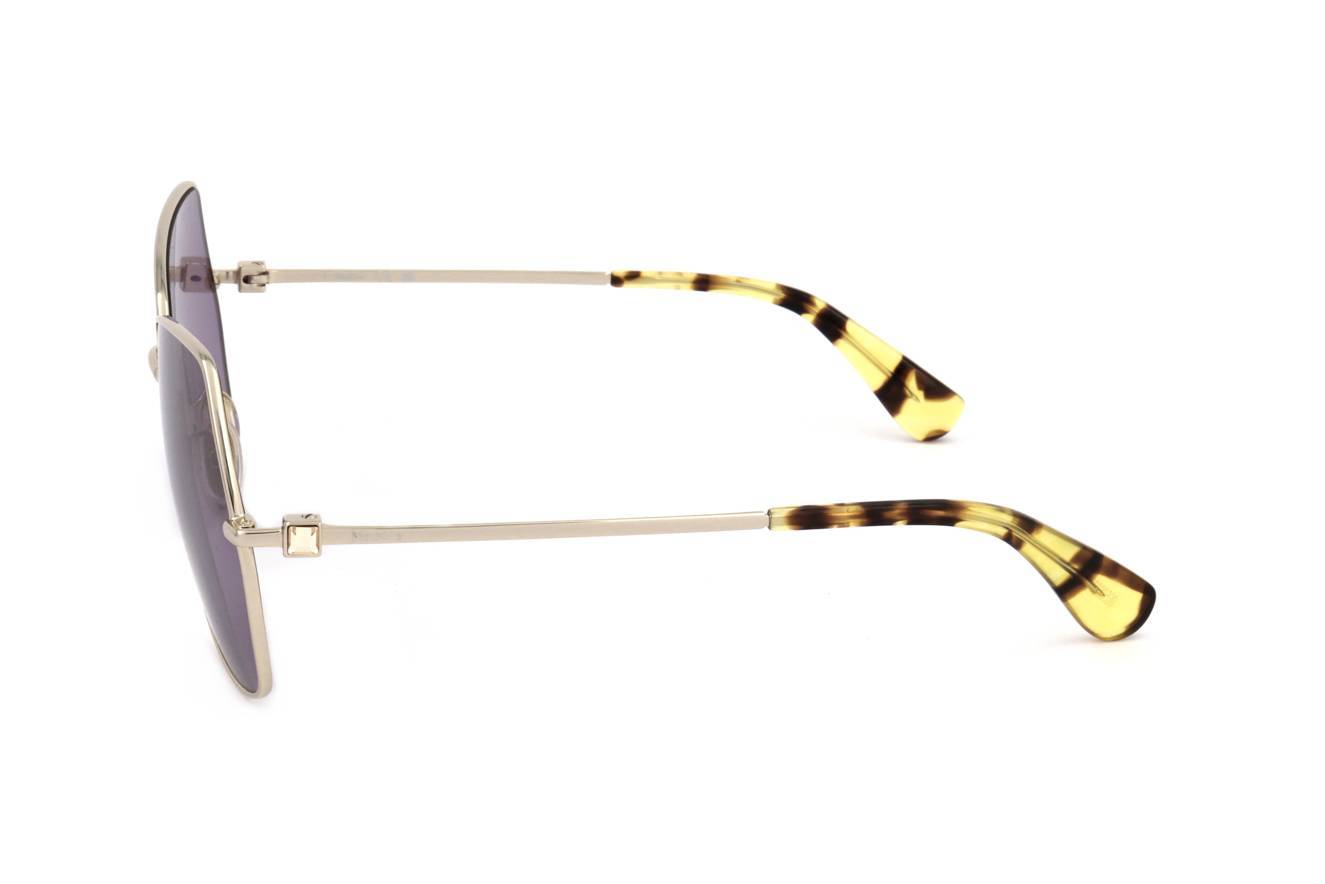 Max Mara Geometric Sunglasses In Purple