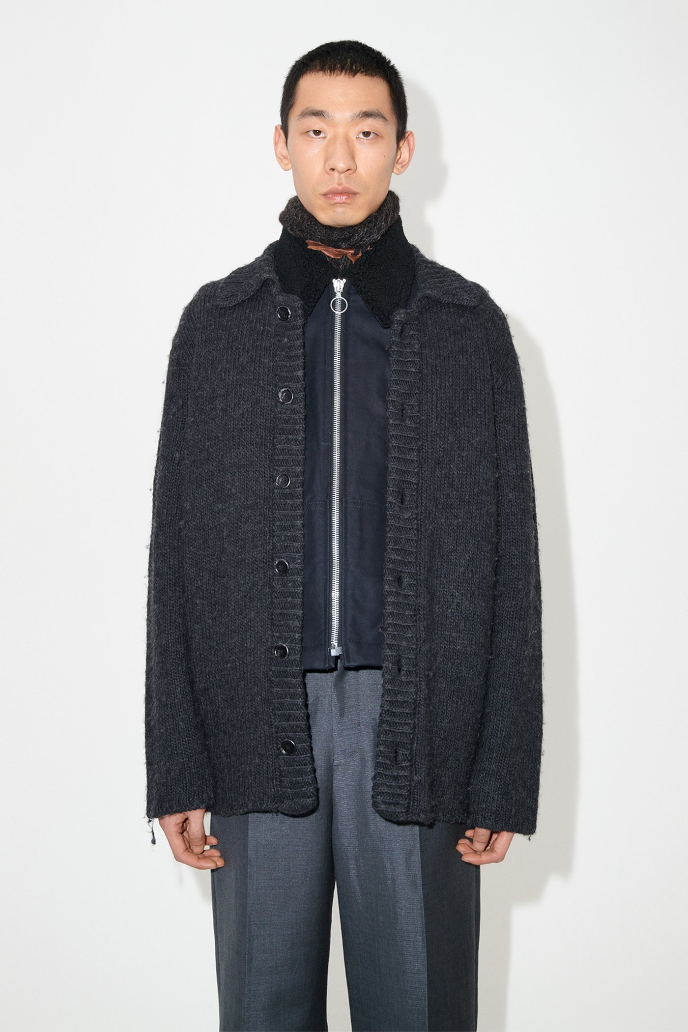 Our Legacy Big Cardigan In Black