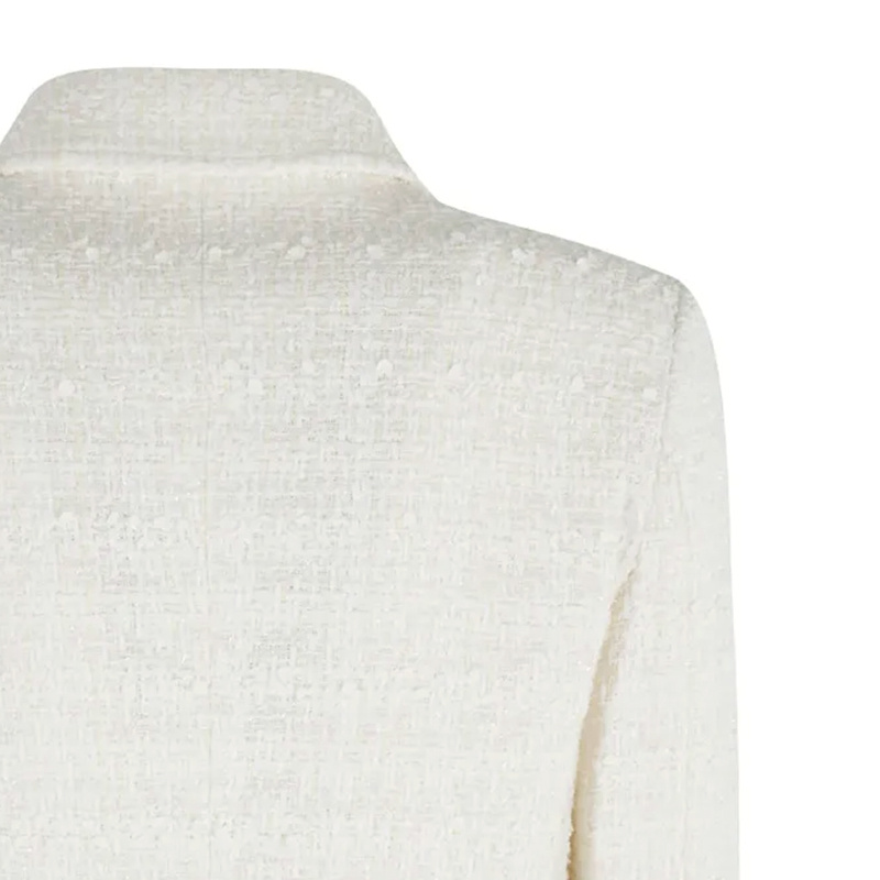 Tagliatore Lapel Jacket In White