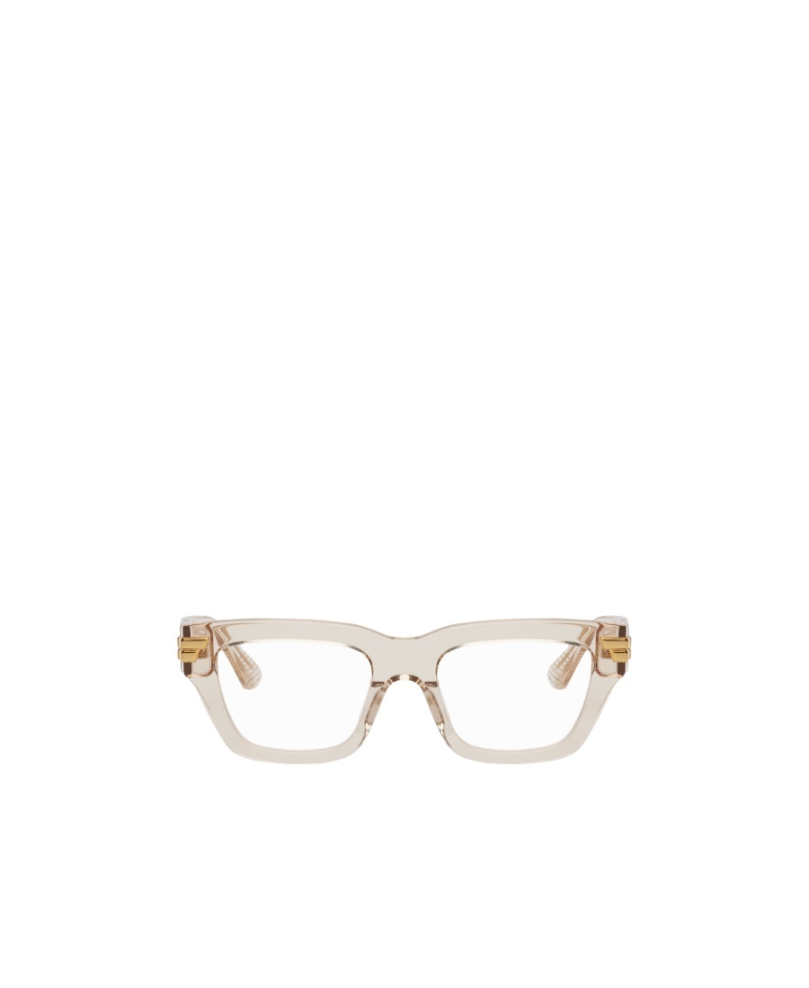 Bottega Veneta Transparent-frame Design Glasses In White