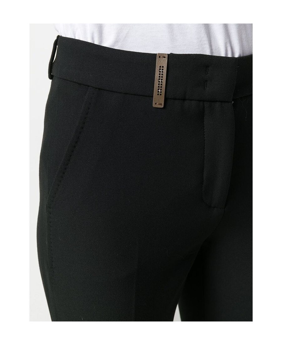 Peserico Cigarette Trousers In Black