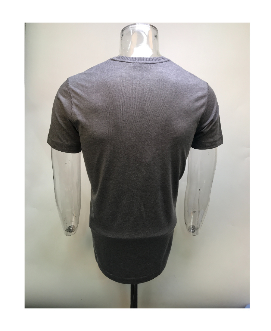 EMPORIO ARMANI RIB COLLAR T-SHIRT