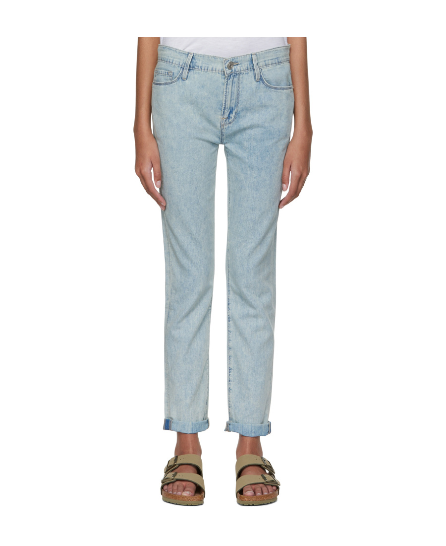 FRAME DISTRESSED-EFFECT DENIM JEANS