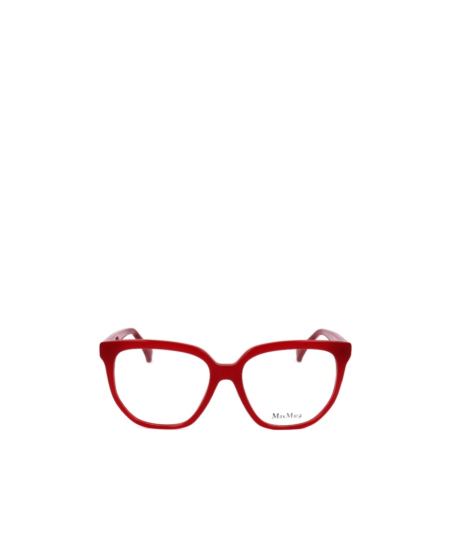 Max Mara Logo Flat Mirror In Red