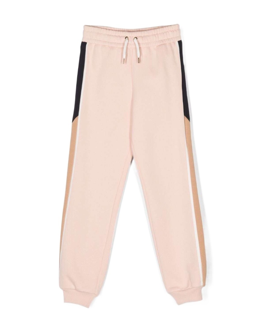 Chloé Kids Drawstring Trousers In Nude