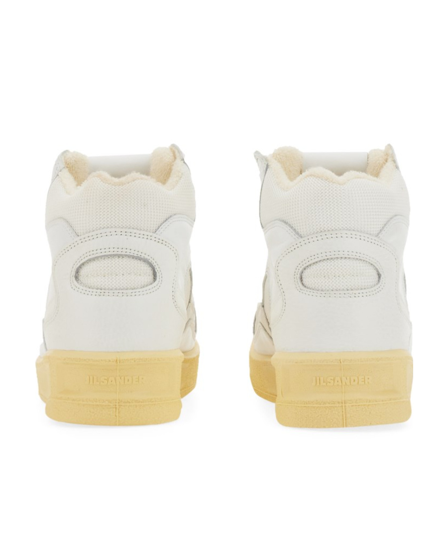 Shop Jil Sander High-top Sneakers In White