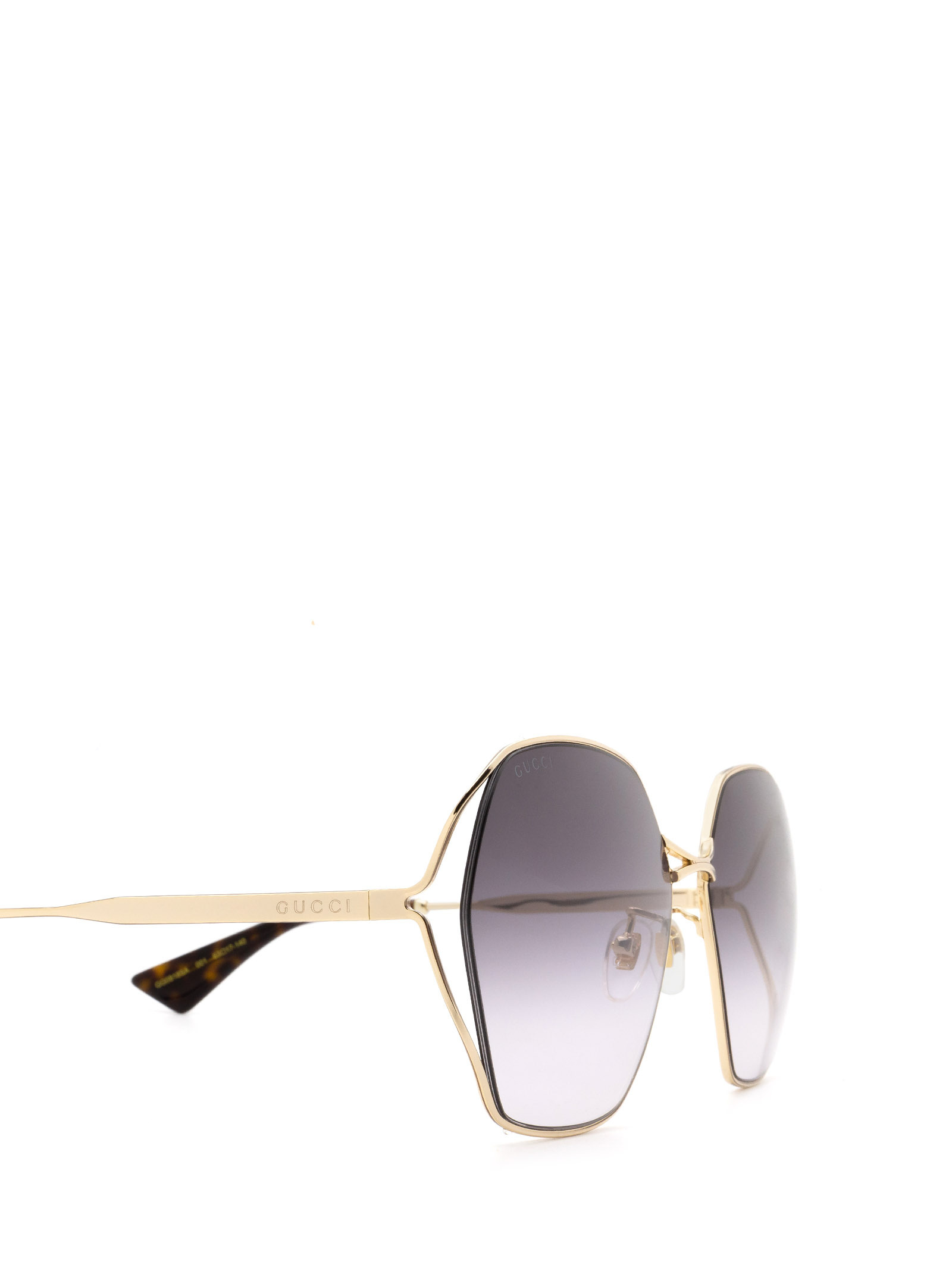 Gucci Oversized Round-frame Sunglasses In Gray