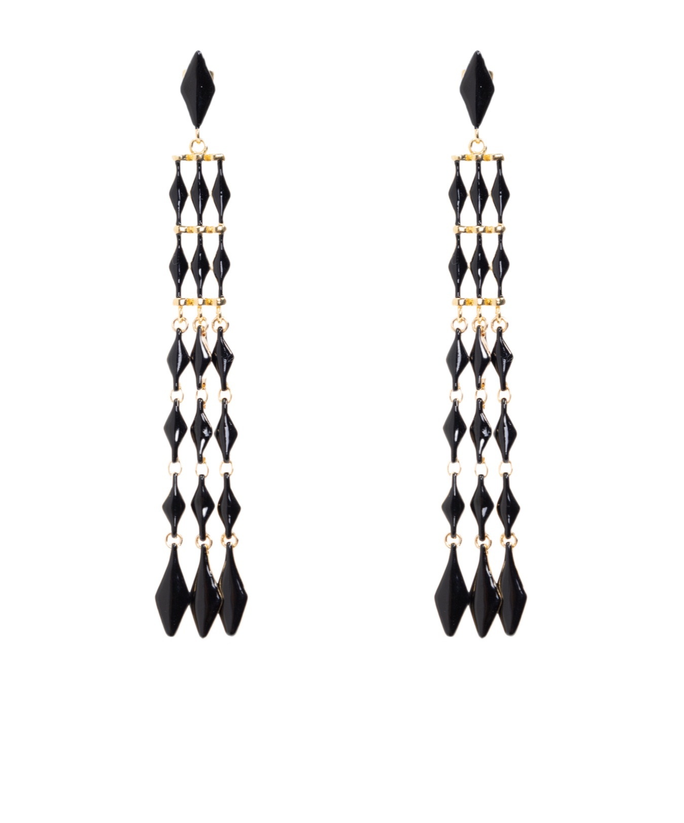 Shop Isabel Marant Geometric Earrings In Black