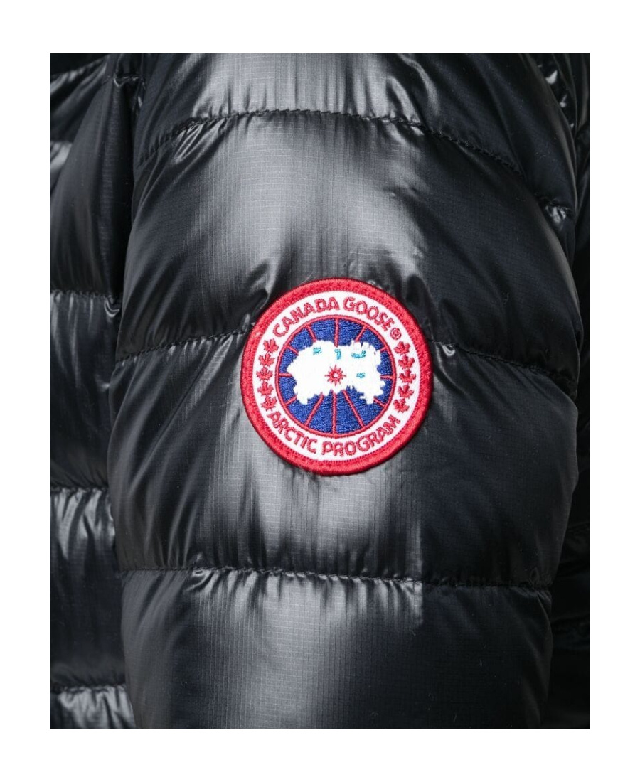 Canada Goose Logo-patch Padded Jacket In Black