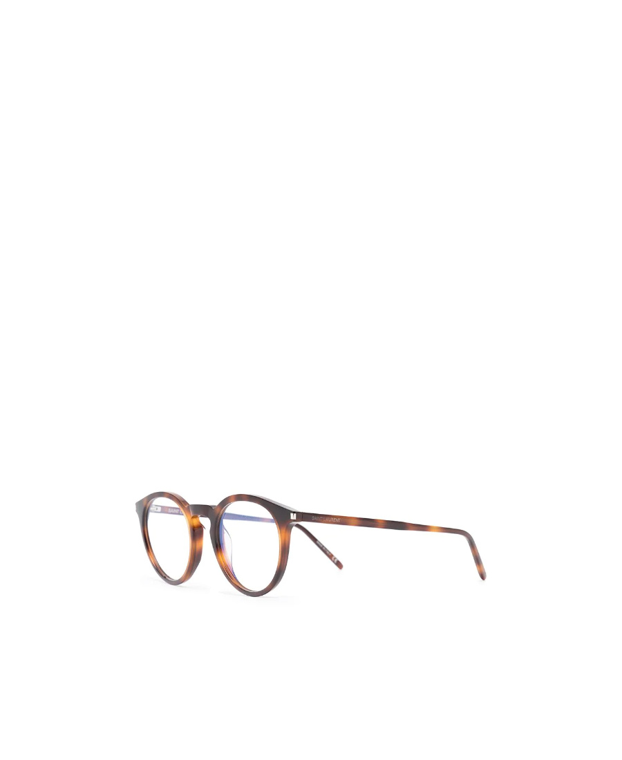 Saint Laurent 347 Round-frame Glasses In Multicolor