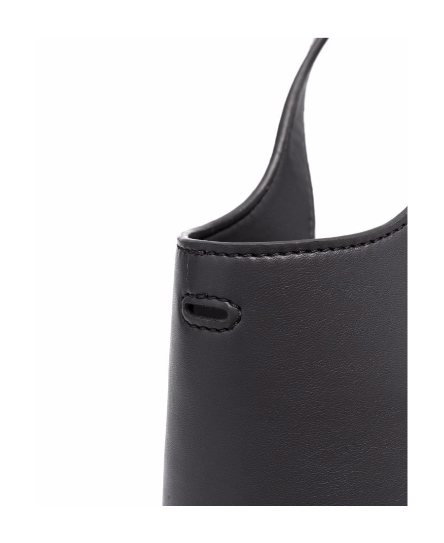 Stella Mccartney Eco Felt Top-handle Shoulder Bag In Gray