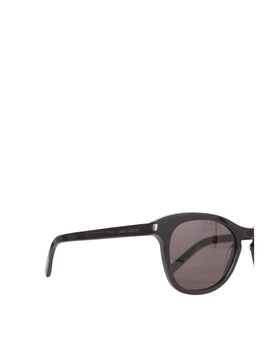 Saint Laurent Logo Sunglasses In Black
