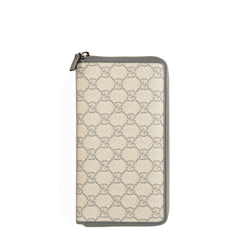 Gucci Gg Jacquard Purse In Nude