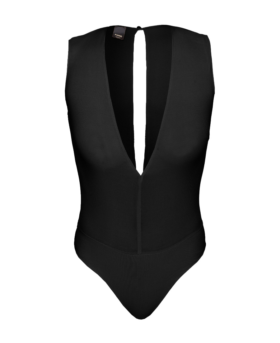 Pinko Open-back Detail Body In Black