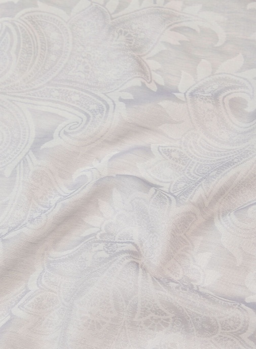 Etro Floral Cotton Scarf In White