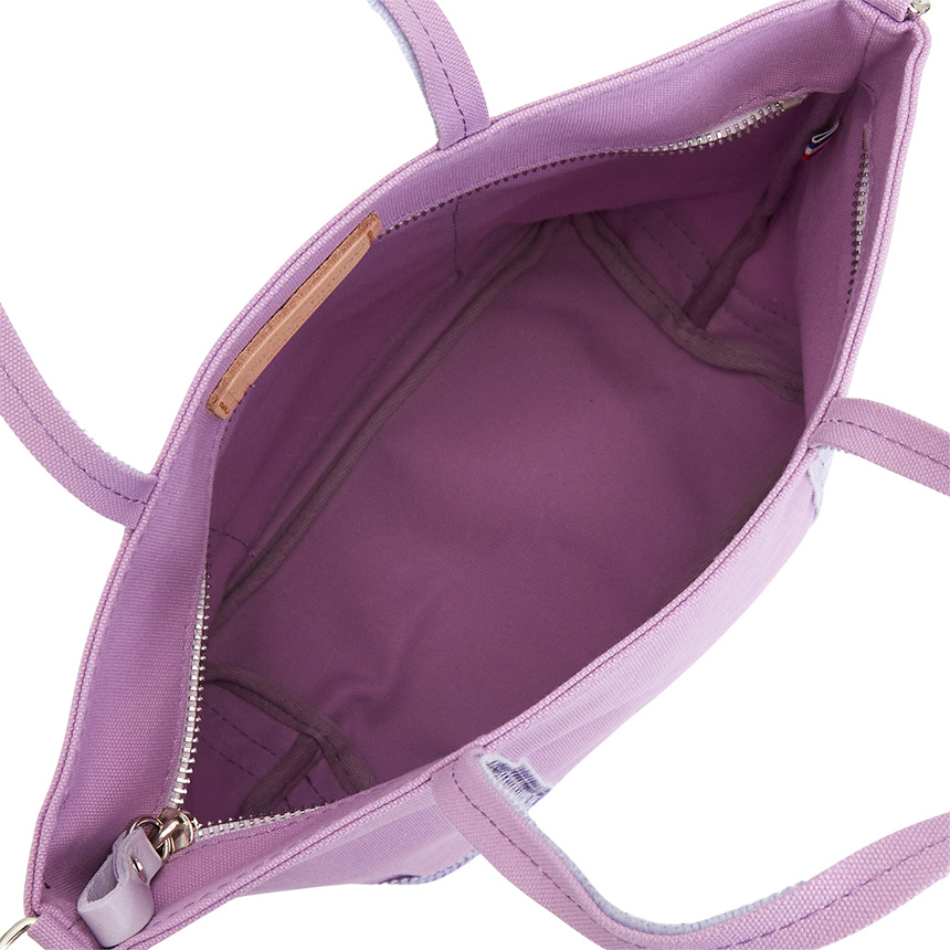 Vanessa Bruno Cabas Logo Tote In Purple
