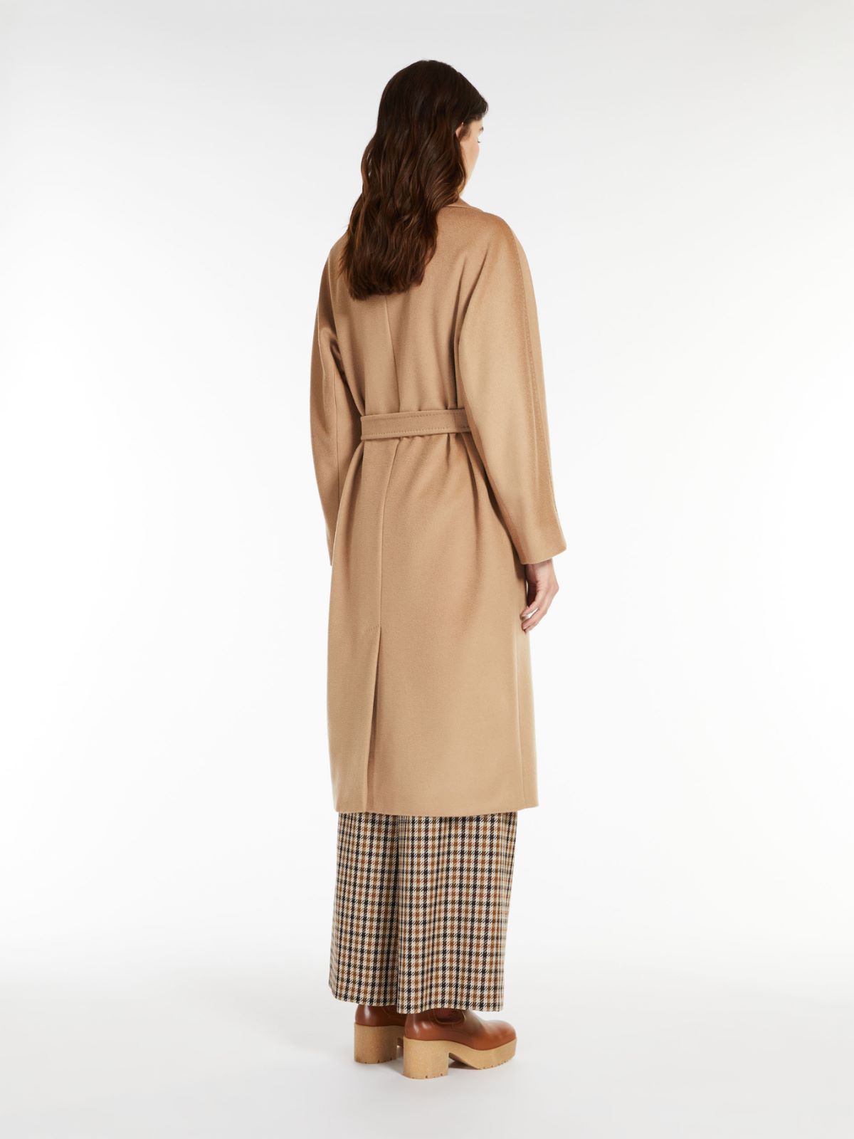 Weekend Max Mara Resina Tunic Coat In Nude