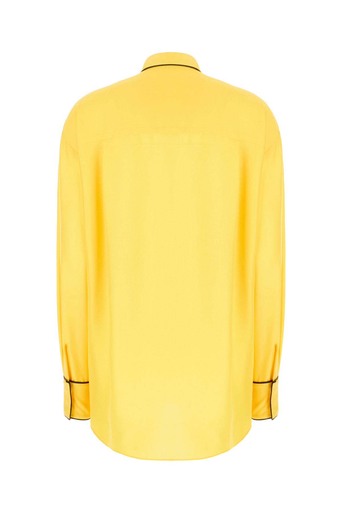 Bally Buttoned Long-sleeved Shirt In Yellow