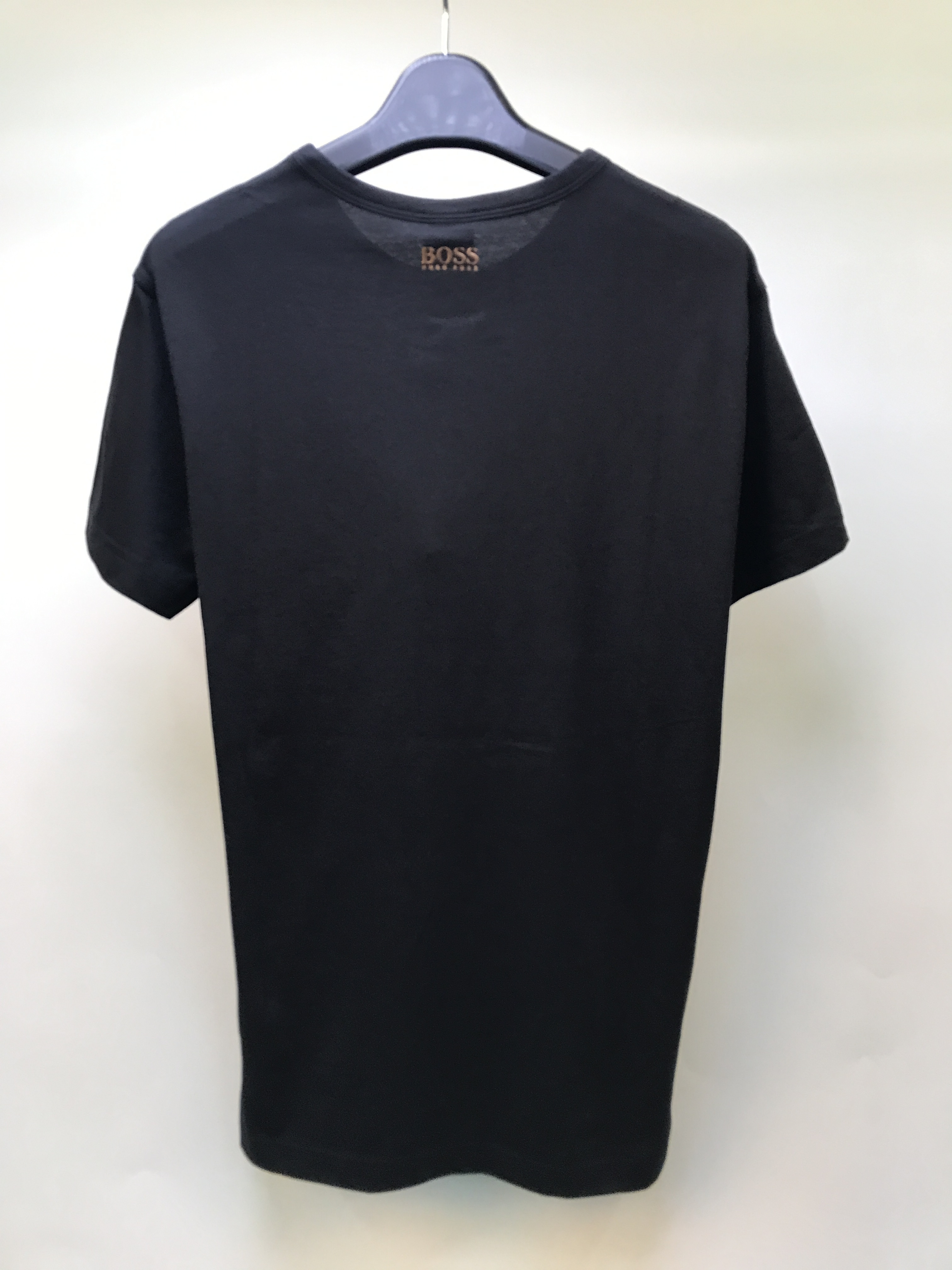 Hugo Boss T-shirt With Round Neck And Short Sleeves In Black