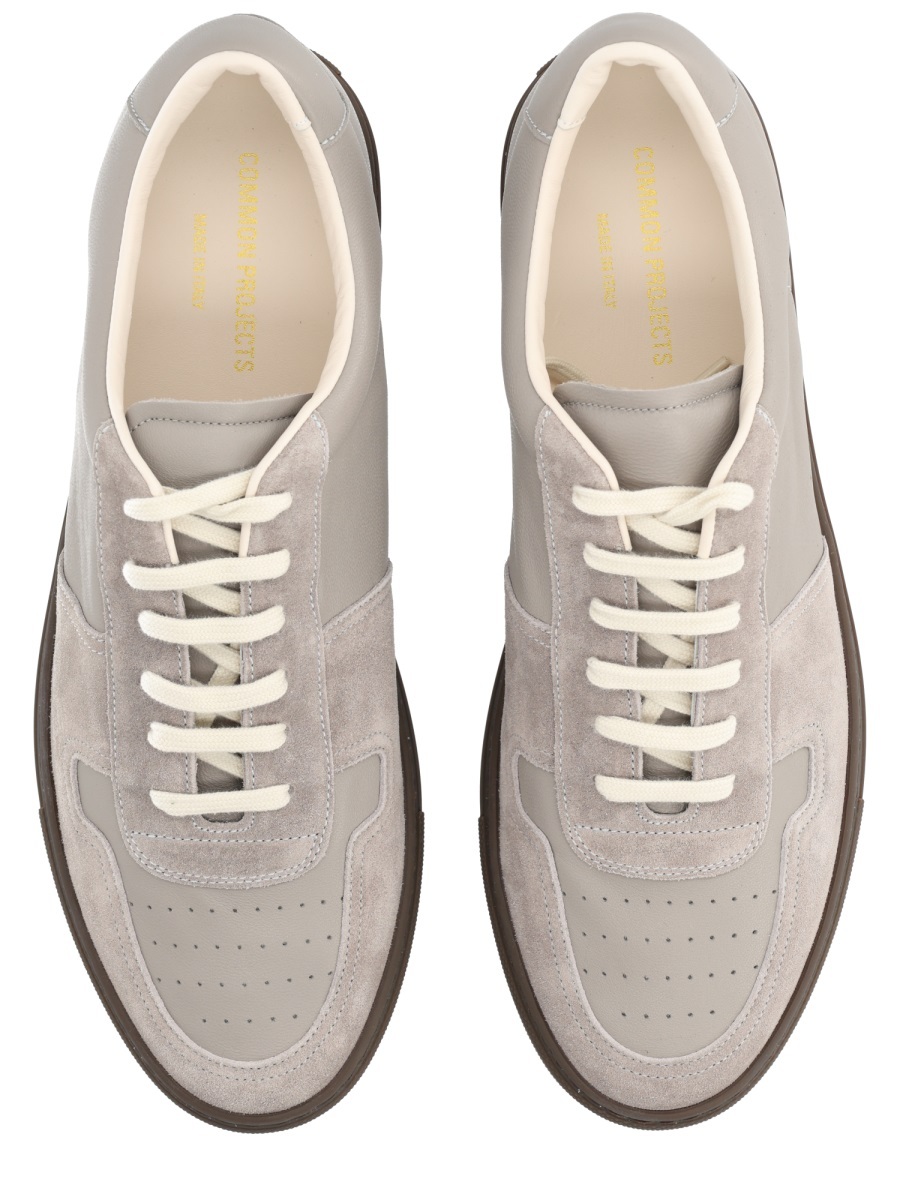 Common Projects Bball Slim Sneakers In Animal Print