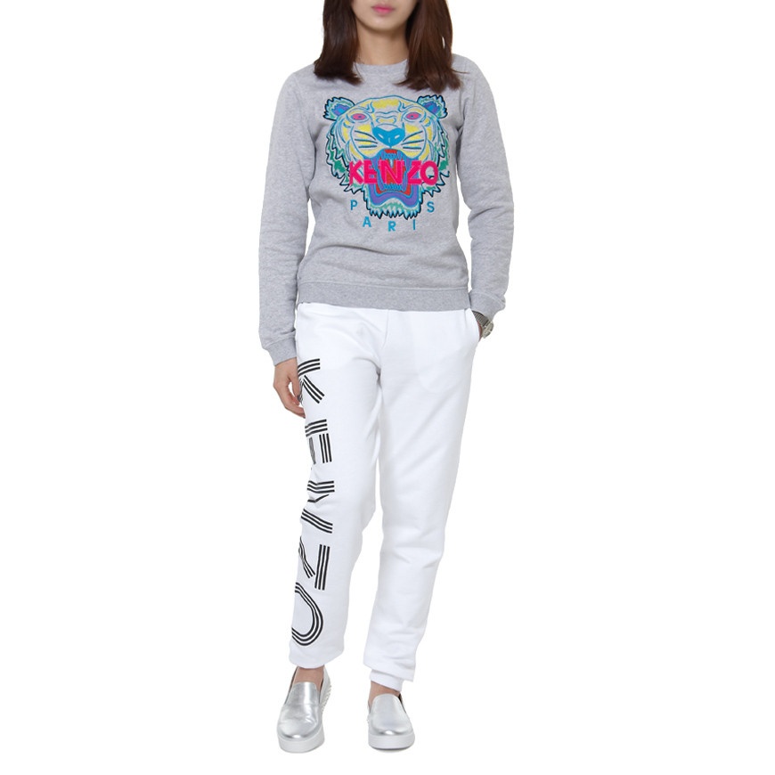 Kenzo Logo Sweatpants In White