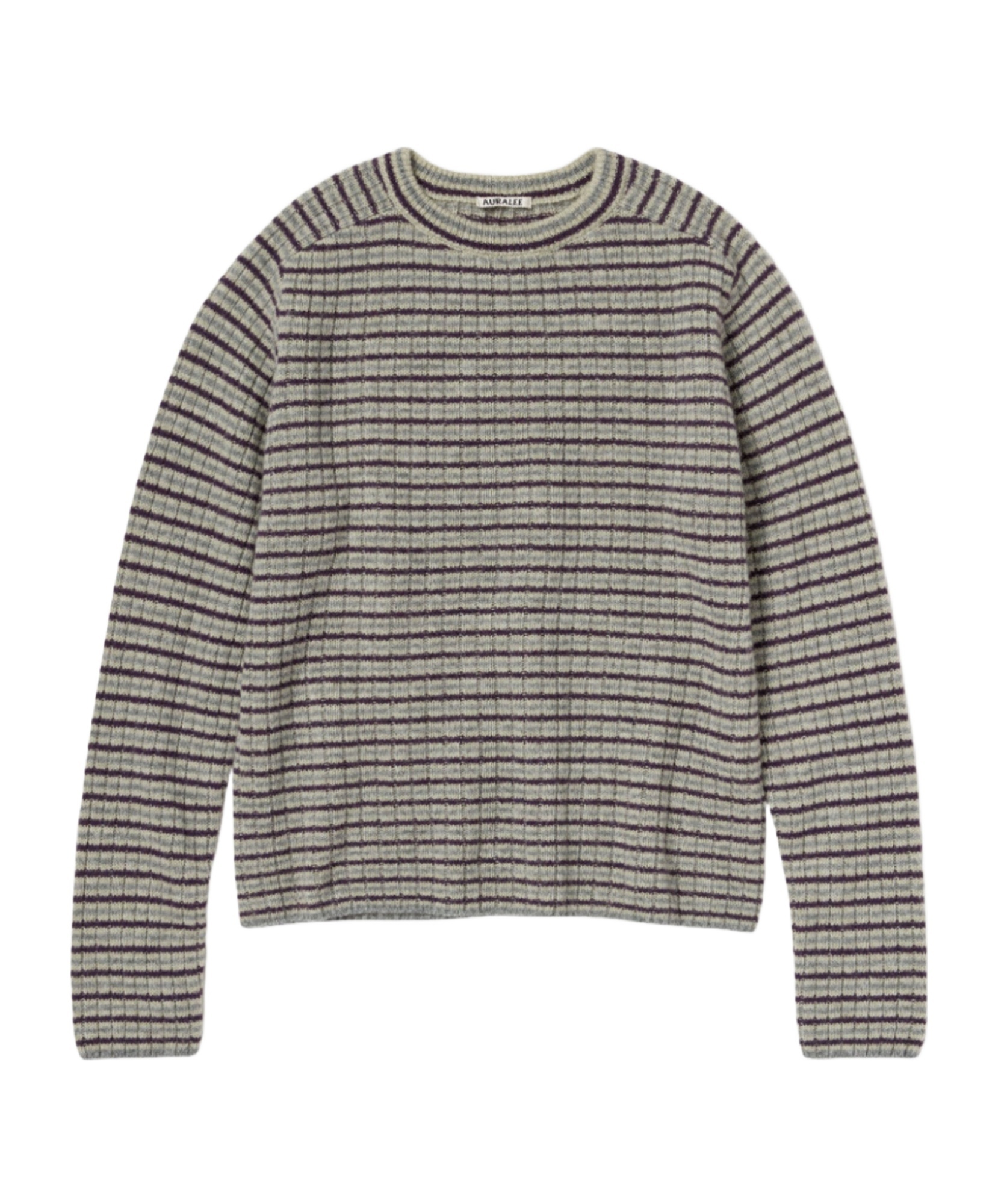 Auralee Long-sleeved Sweater In Gray