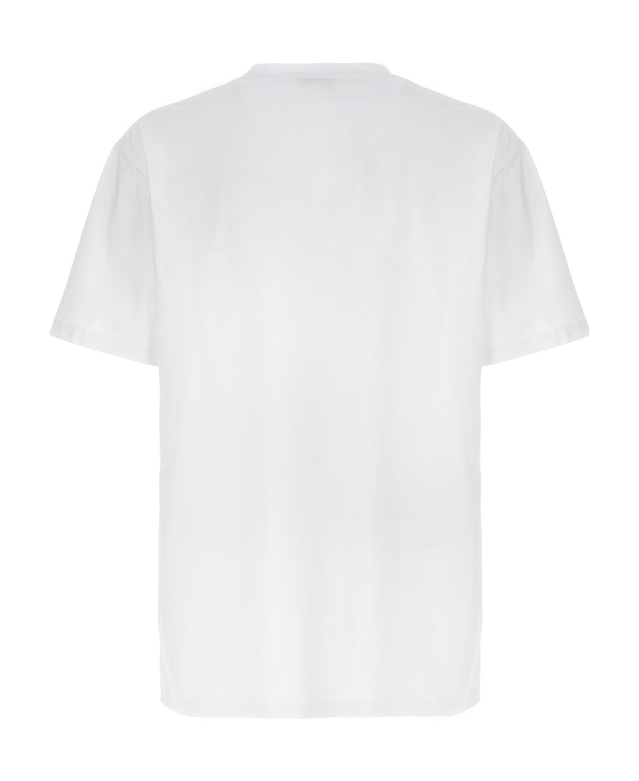 Alexander Mcqueen Skull-print Cotton T-shirt In White