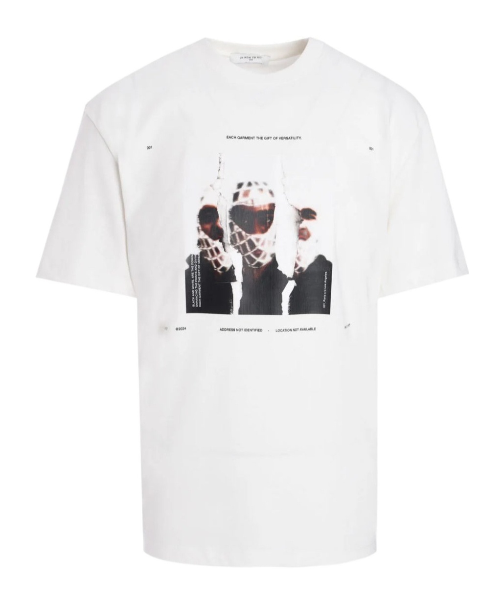 Ih Nom Uh Nit Graphic-print Cotton T-shirt In White