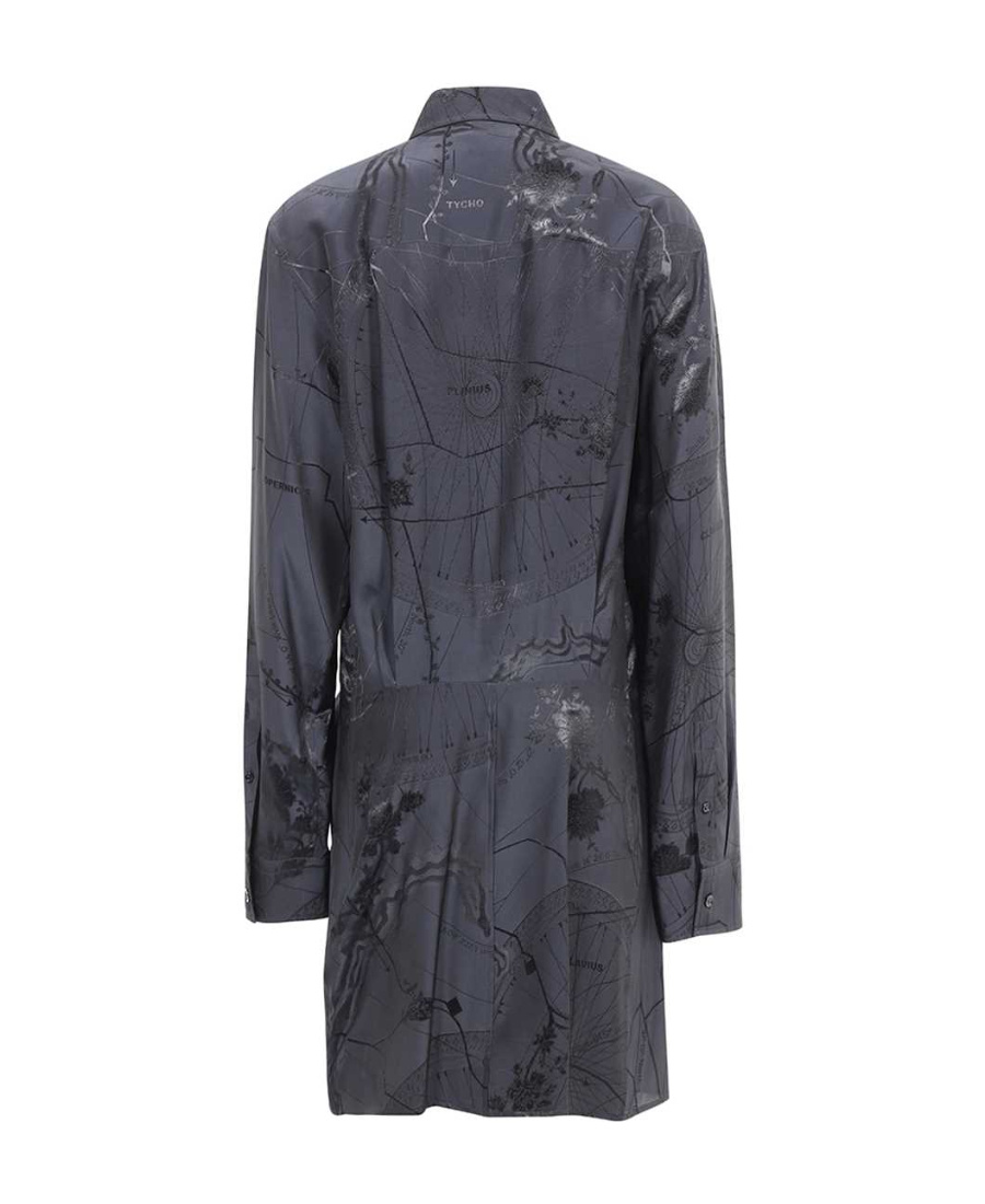 Off-white Lea Embellished Minidress In Gray