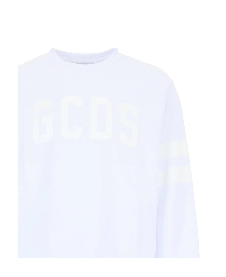 Gcds Logo Sweater In White