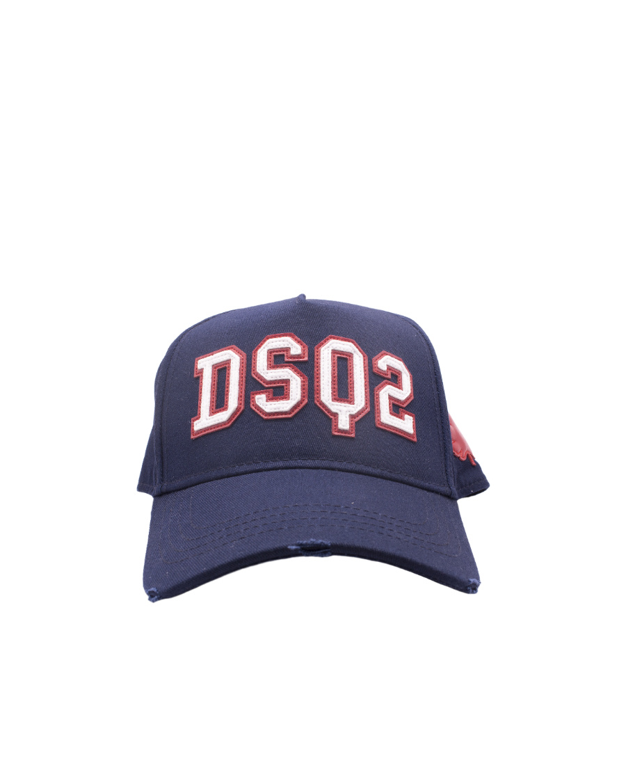 Dsquared2 Logo Hat In Blue