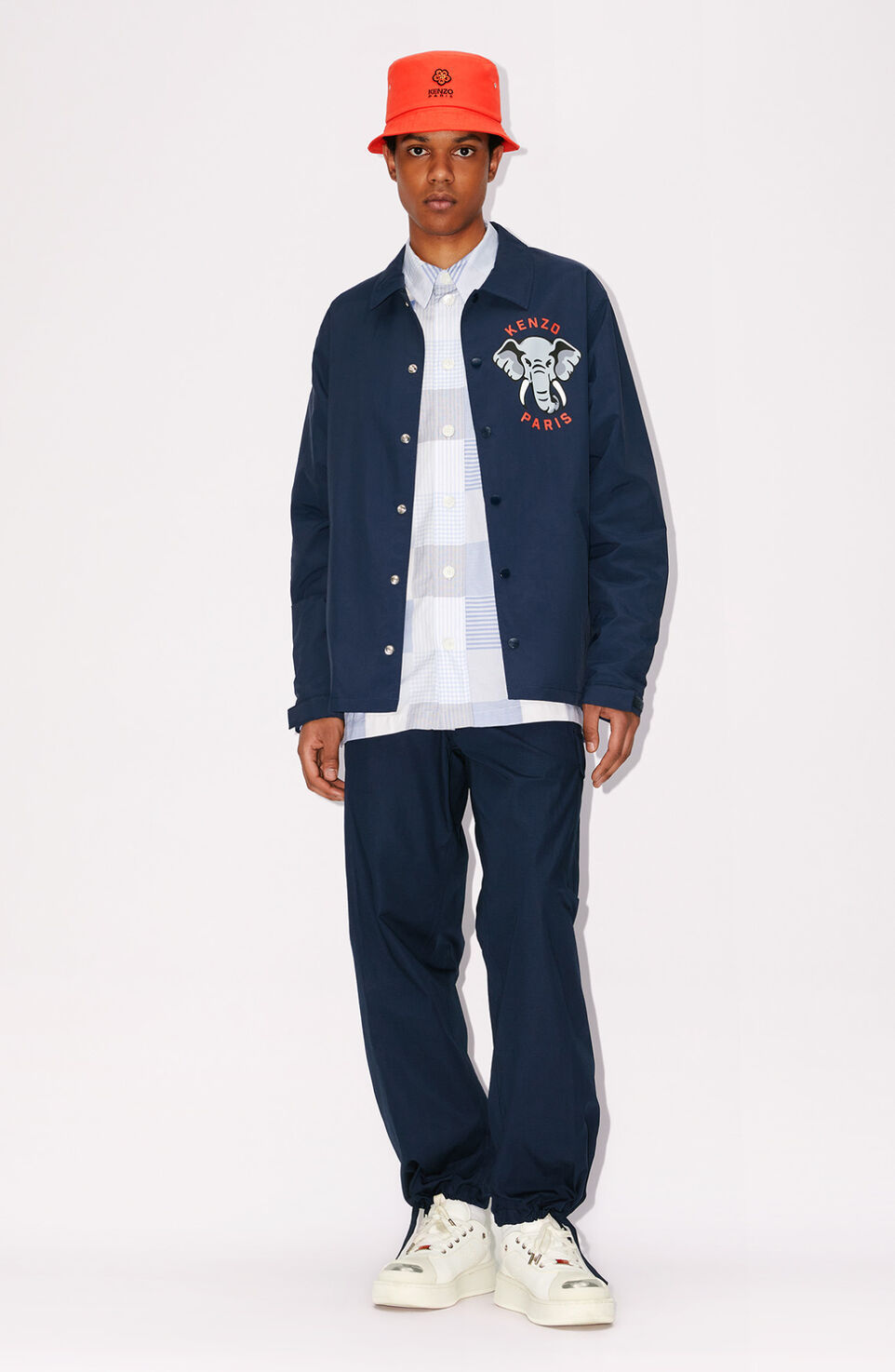 Kenzo Cargo Pants In Blue