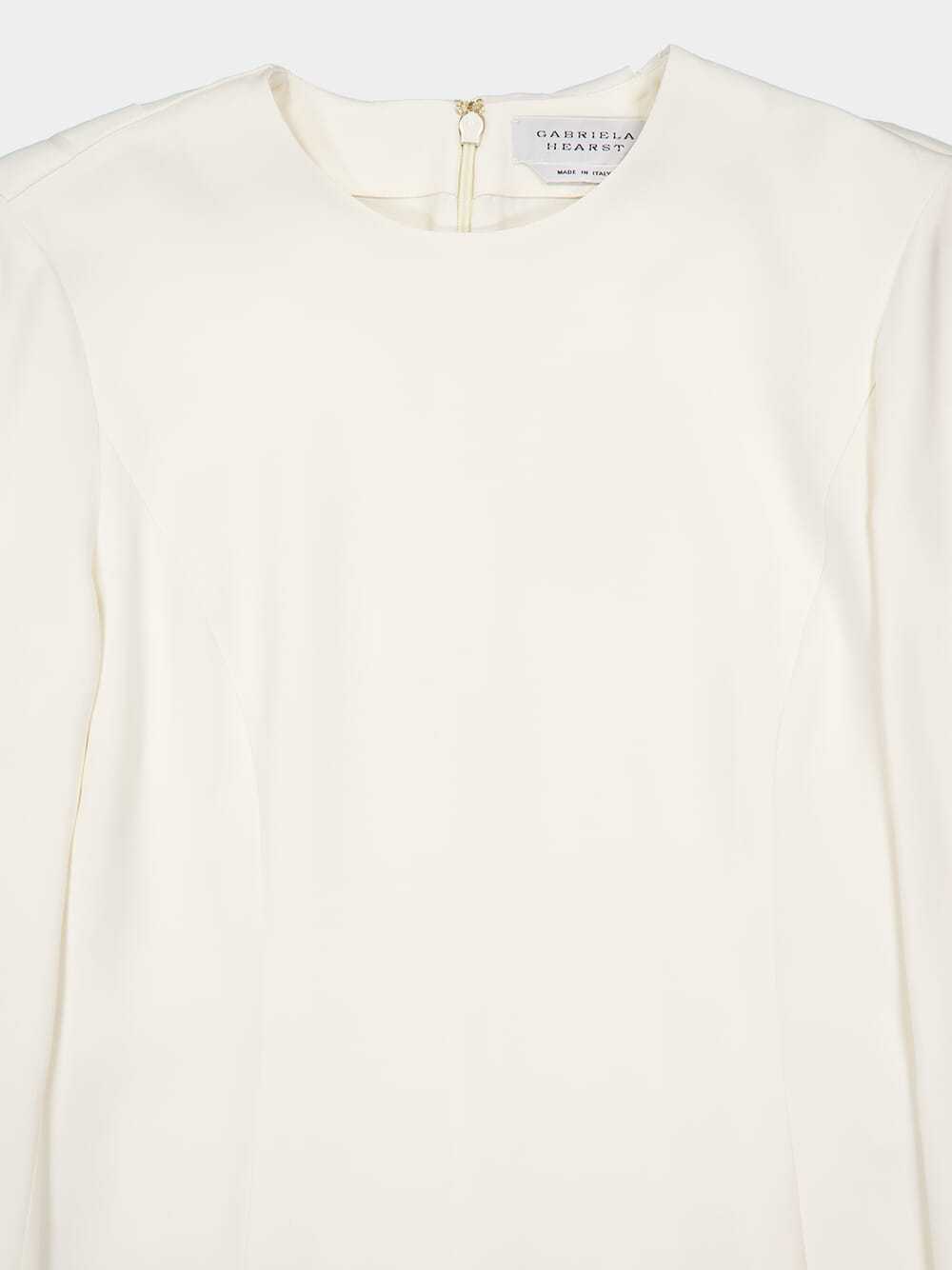 Gabriela Hearst Carlota Gown In White