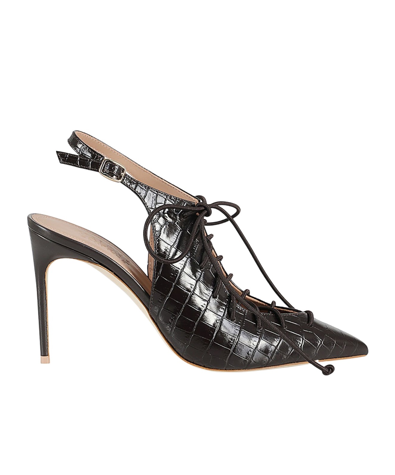 Malone Souliers Alia 110mm Leather Pumps In Multi