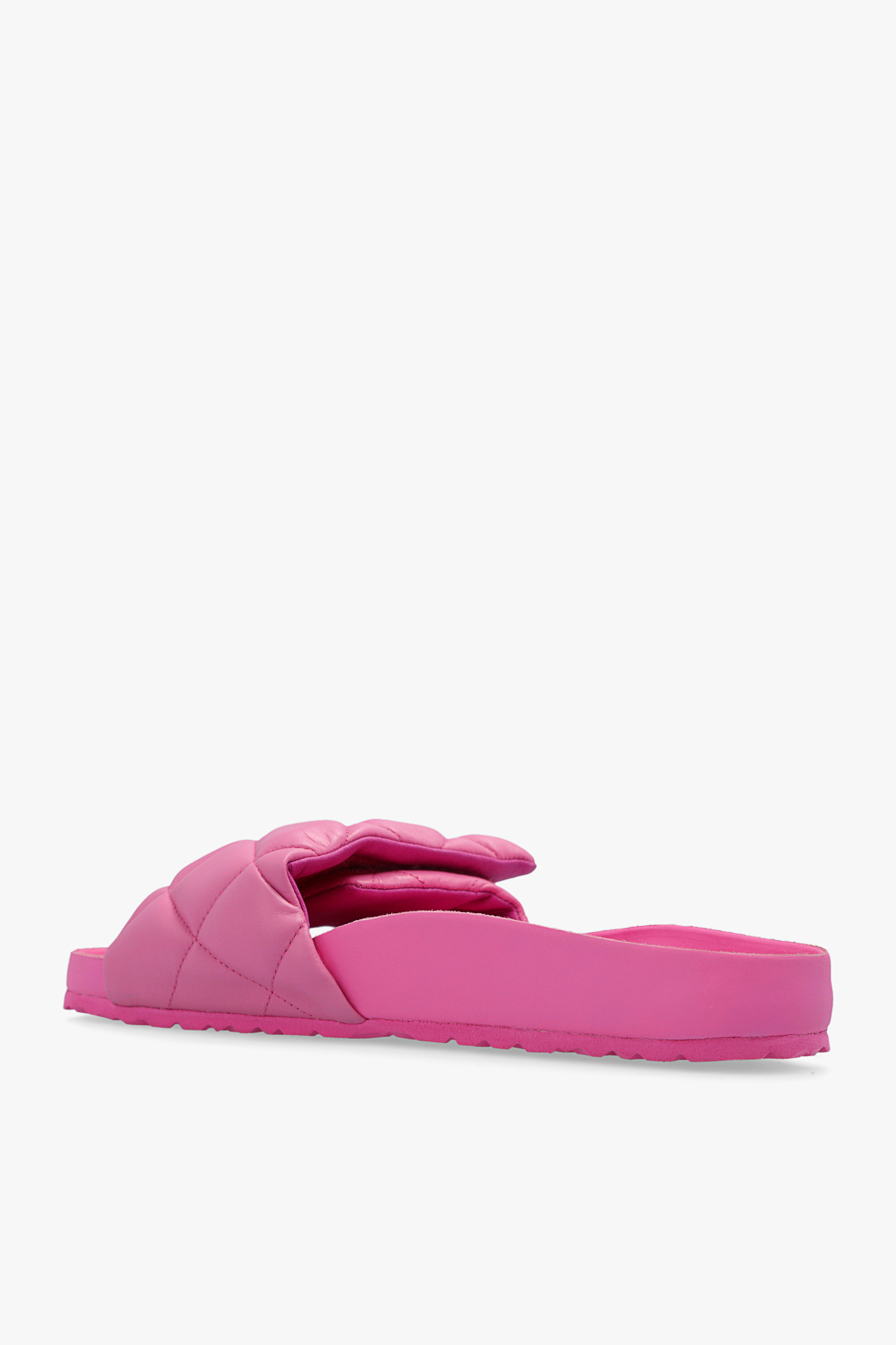 Birkenstock Sylt Padded Leather Sandals In Pink
