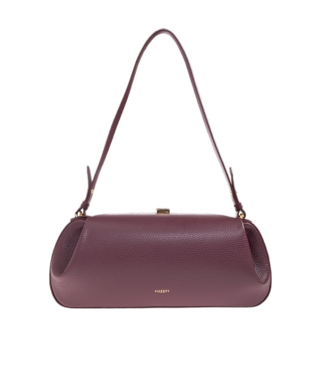 Yuzefi Oyster Leather Shoulder Bag In Red