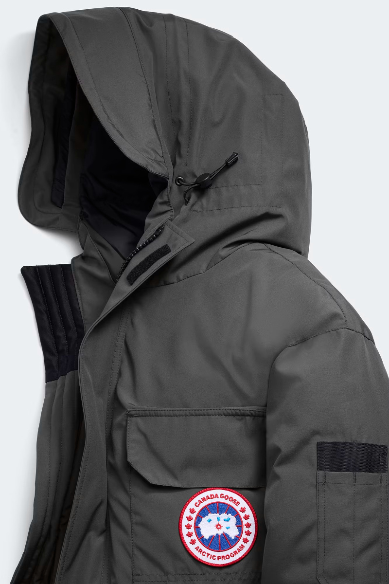 Canada Goose Expedition Parka With Multiple Utility Pockets In Black
