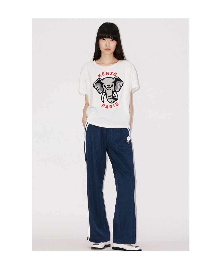 Kenzo Logo-print Short-sleeve T-shirt In White