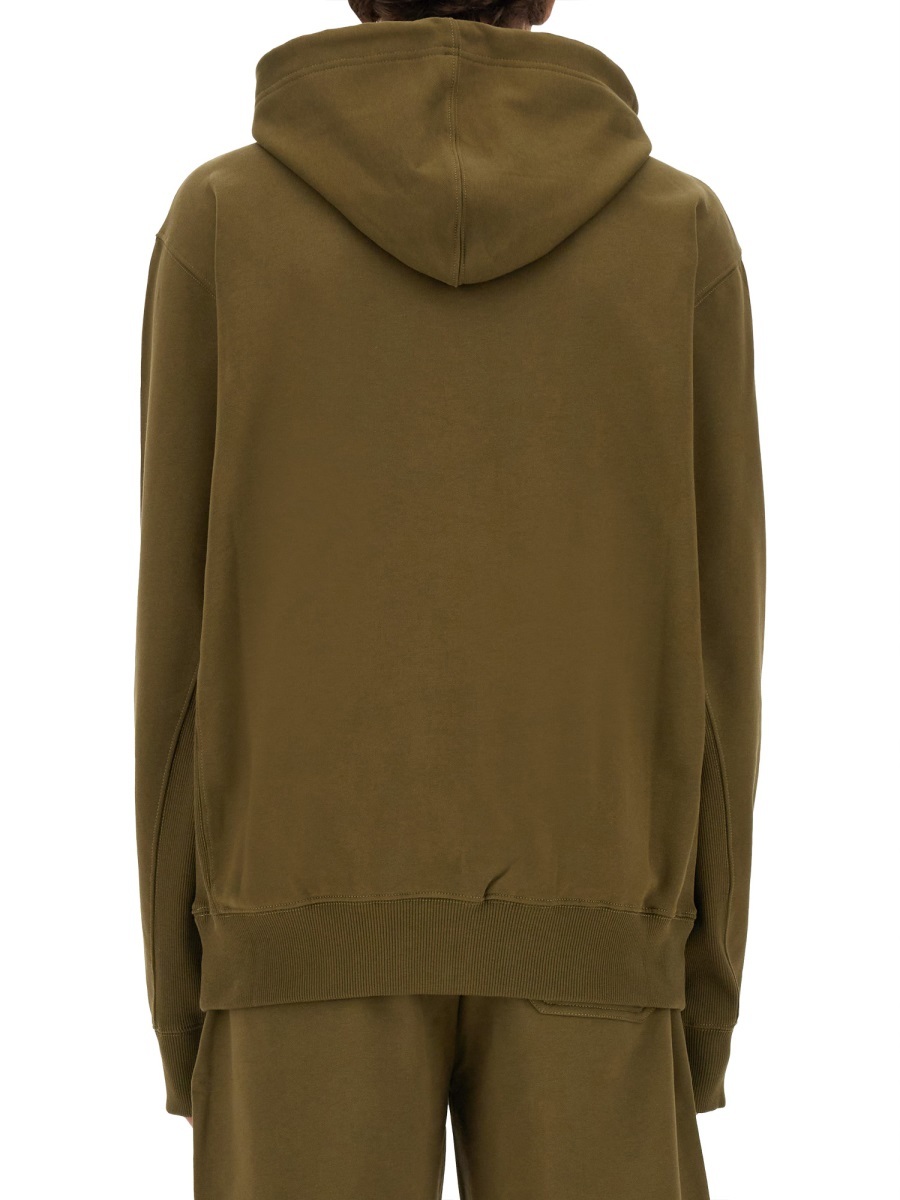 Helmut Lang Sweatshirt With Logo In Brown