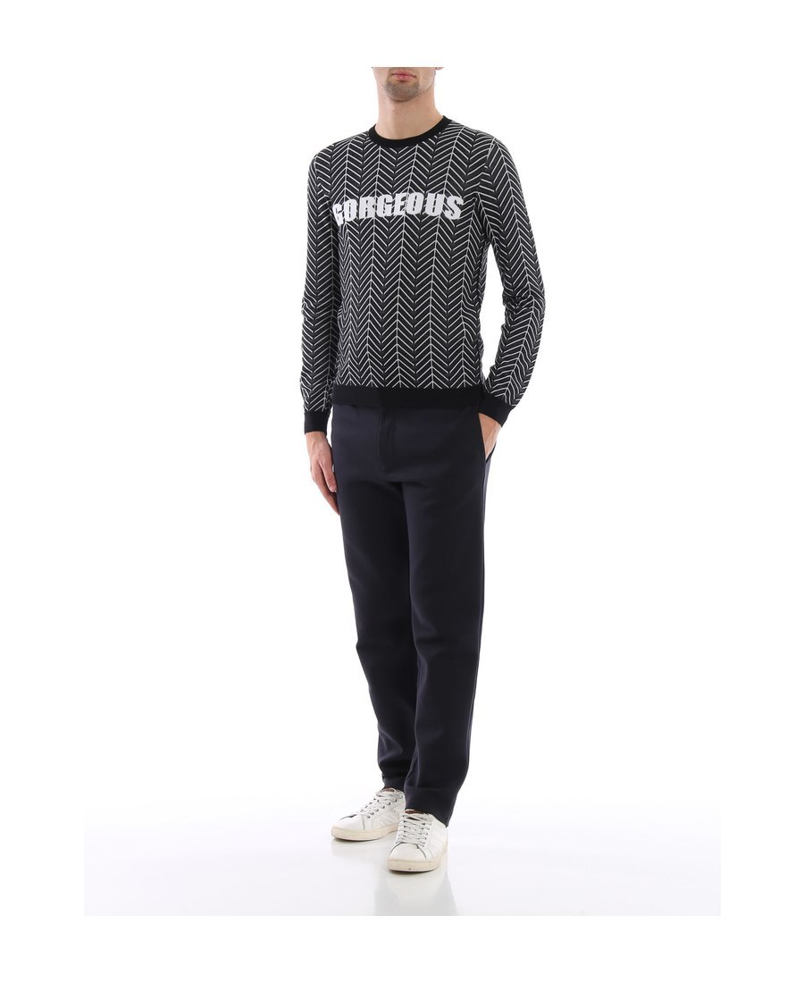 Giorgio Armani Regular Tapered Trousers In Black