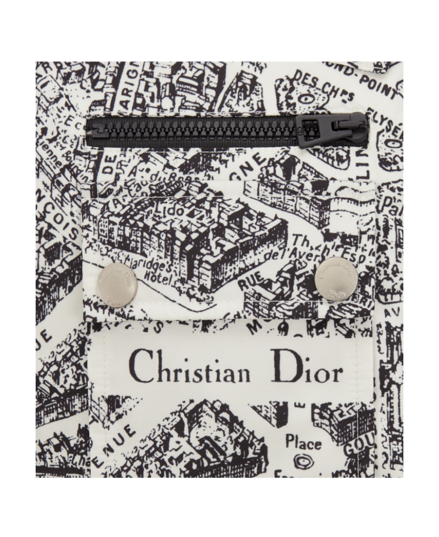 Dior Alps Short Version Waist Jacket In White