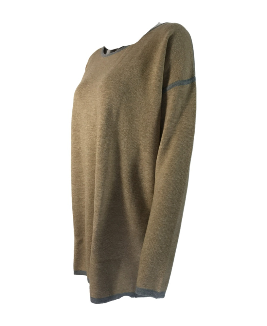 Max Mara Long-sleeved Sweater In Green
