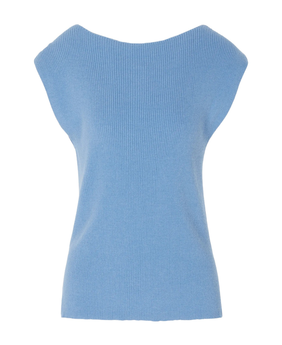 EMPORIO ARMANI CASHMERE SLEEVELESS SWEATER