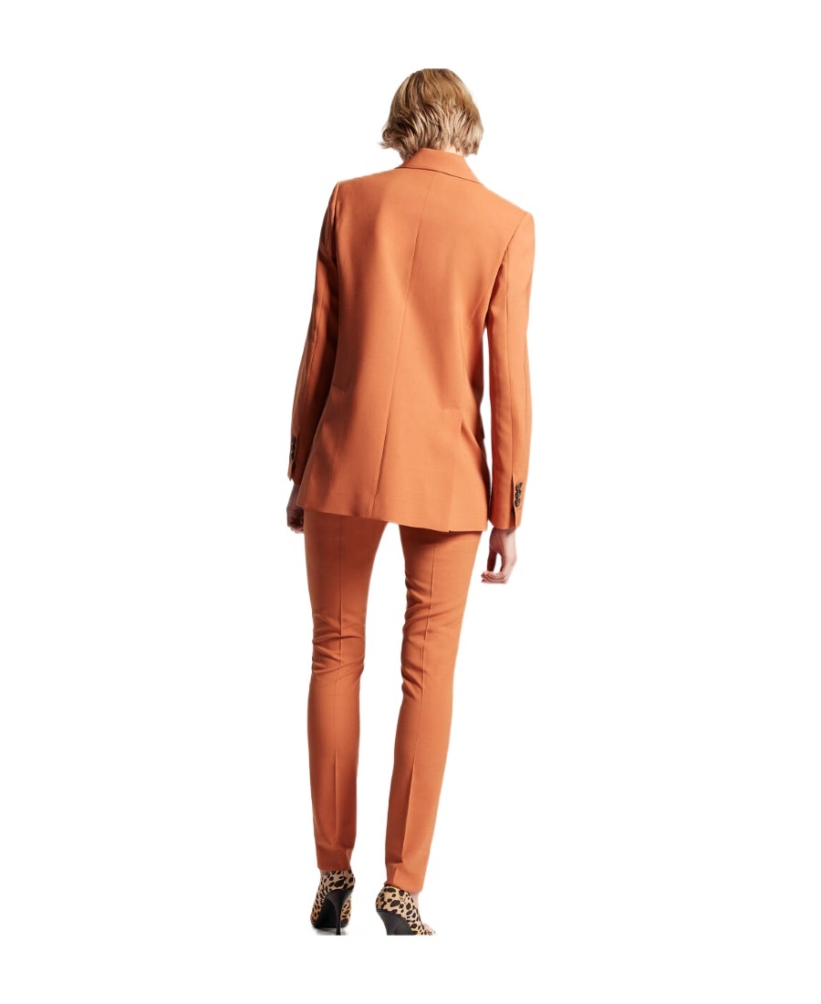 Dsquared2 Slim-cut Tailored Trousers In Brown