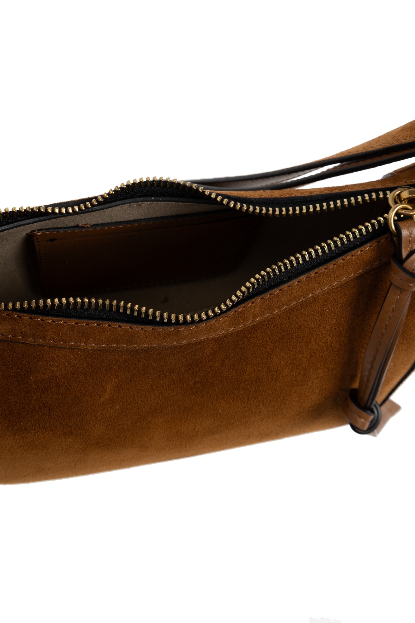 Isabel Marant 'oskan Moon' Brown Crossbody Bag With Front Logo Print In Brown