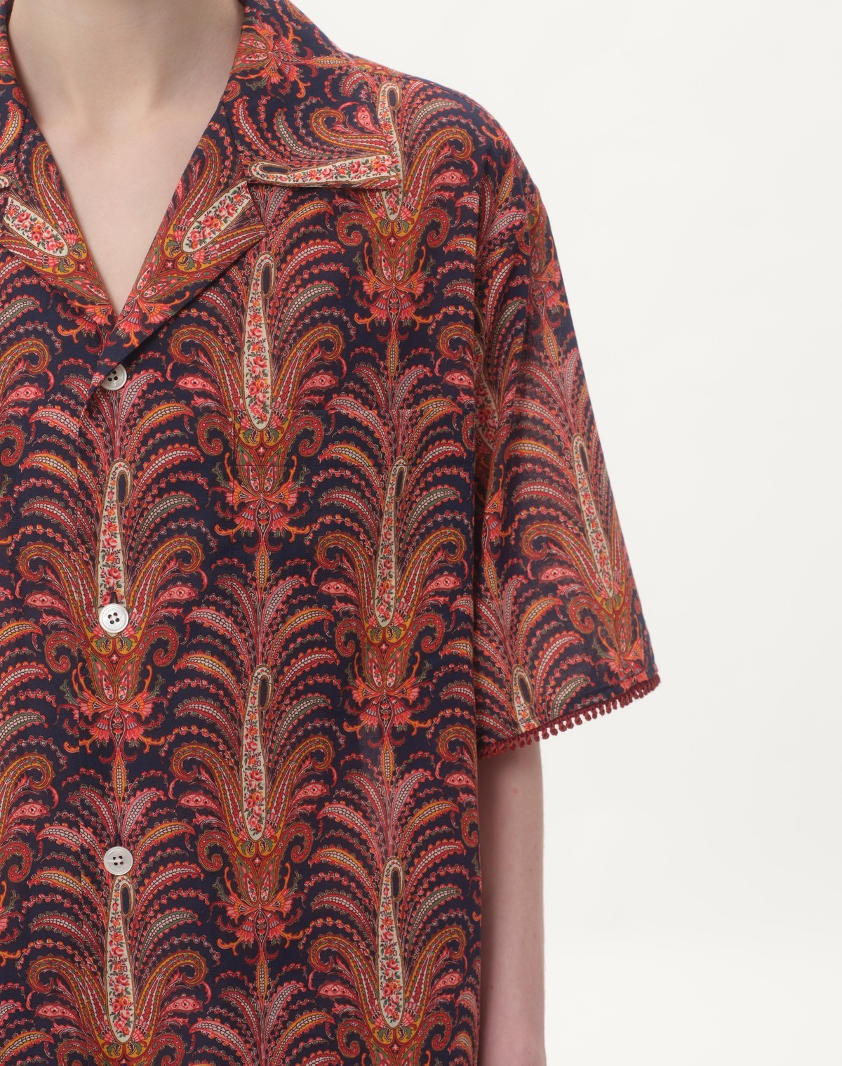 Valentino Garavani Bowling Voyage Imaginaire Shirt In Brown