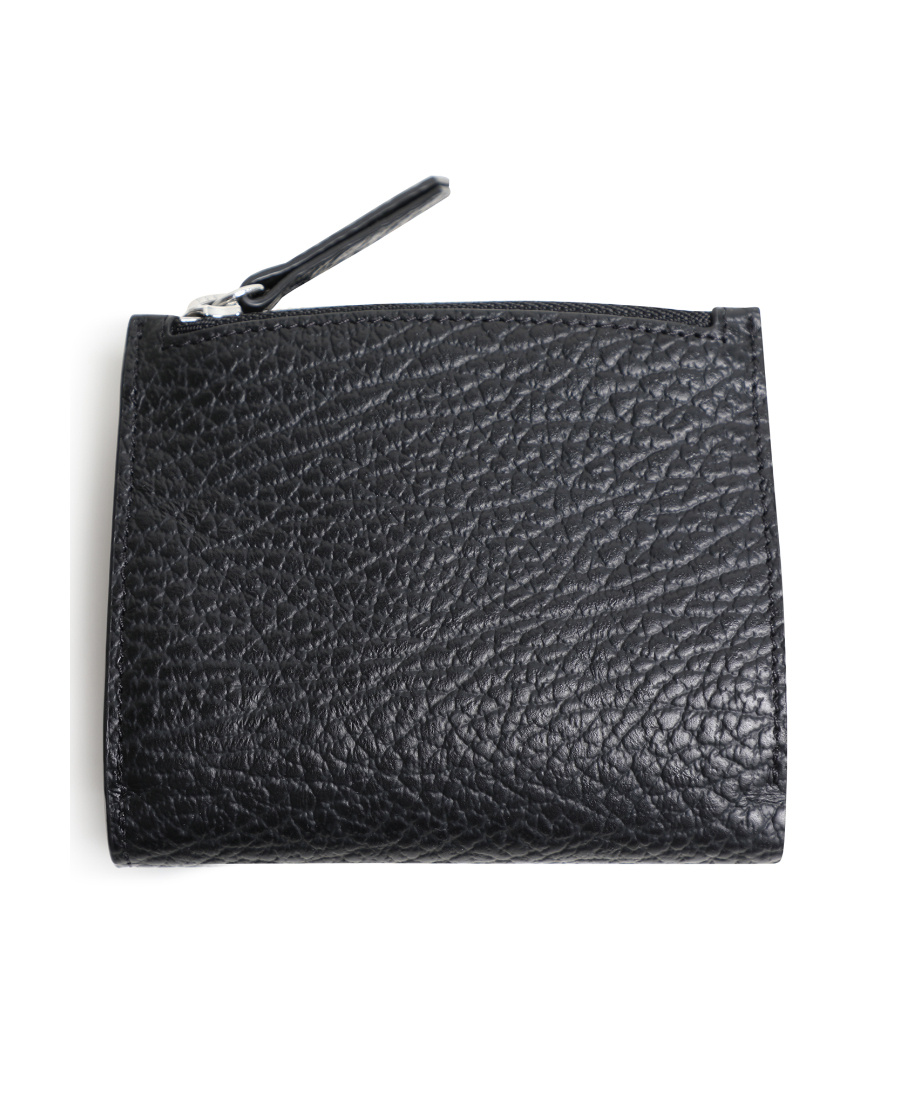 Maison Margiela Four-stitch Leather Wallet In Black