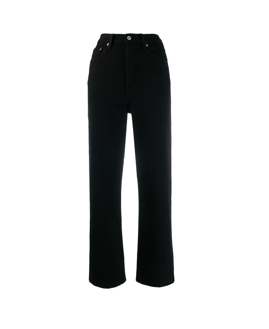 Levi's Levis 318 Shaping Wide Leg Clever G In Black