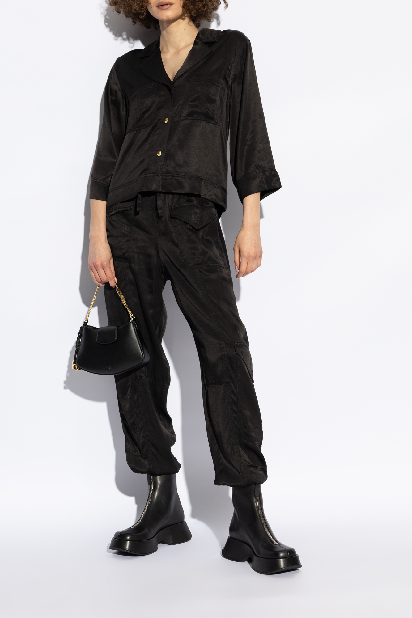 Shop Vic Matie Elodie Platform Boots In Black